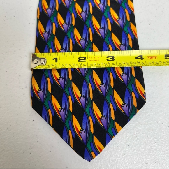 Mens Neck Tie Cocktail Margarita Multicolor Silk Party Neckwear USA 58.5x4” - Picture 4 of 7